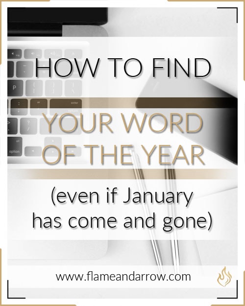 How to Find Your Word of the Year