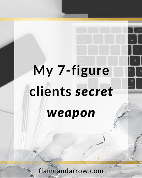 My 7-figure clients secret weapon